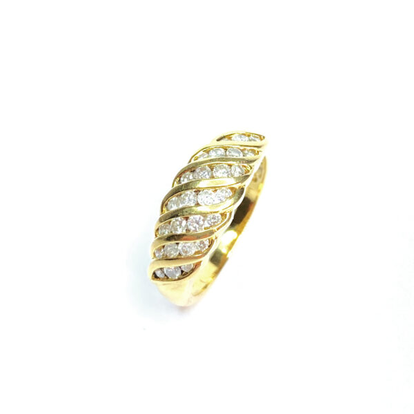 Second Hand 18ct Yellow Gold Diamond Ring