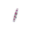 18ct White Gold Ruby & Diamond Ring
