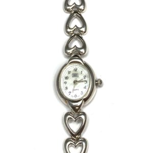 Second Hand Carvel Silver, Mother Of Pearl Dial Watch