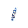 18ct White Gold Sapphire & Diamond Ring