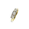 Second Hand 9ct Yellow Gold Diamond 3 Stone Ring