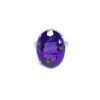 18ct White Gold Amethyst & Diamond Ring