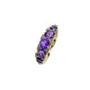 Second Hand 18ct Yellow Gold Amethyst Ring