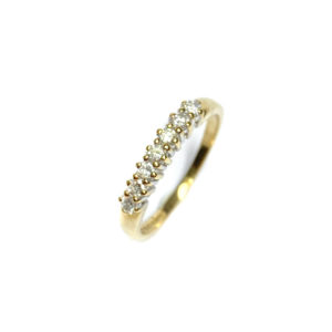 Second Hand 9ct Yellow Gold Diamond Ring