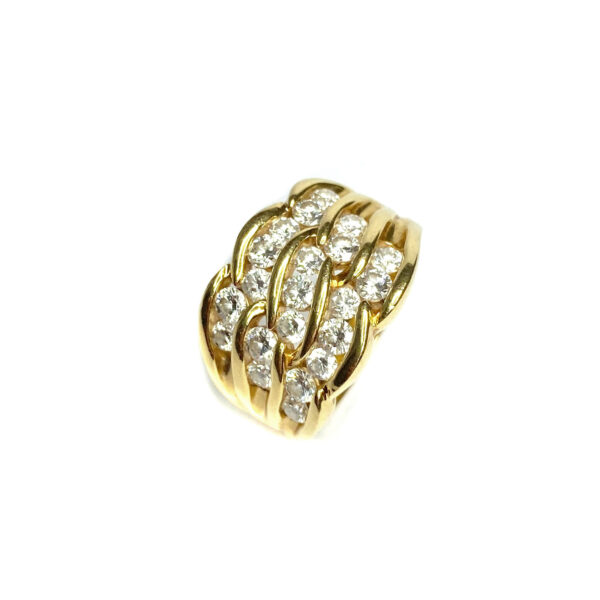 Second Hand 18ct Yellow Gold Diamond Ring