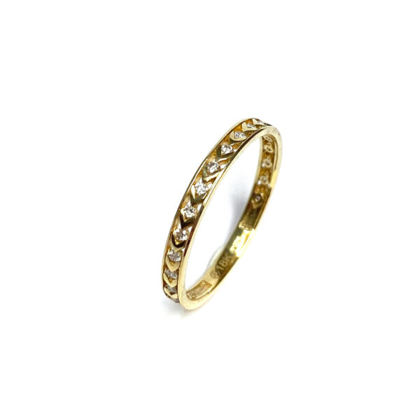 18ct Yellow Gold Diamond Ring