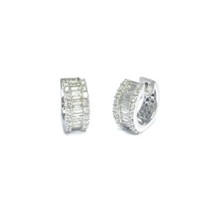 Second Hand 18ct White Gold Diamond Earrings