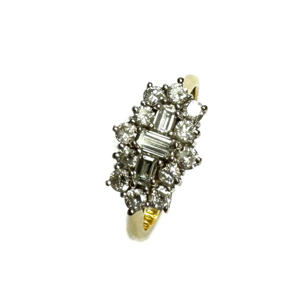 Second Hand 18ct Yellow Gold Diamond Ring