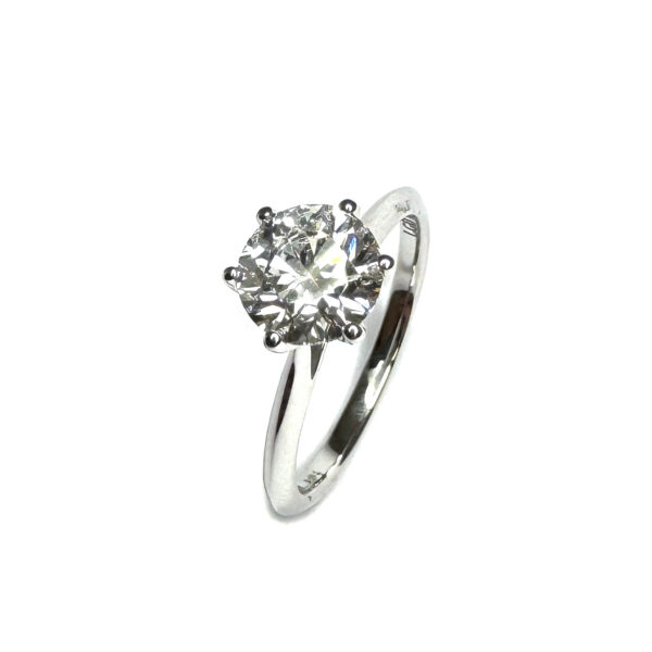 Platinum Lab Grown Diamond Ring 1.54ct