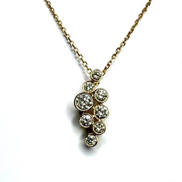 18ct Yellow Gold Diamond Pendant