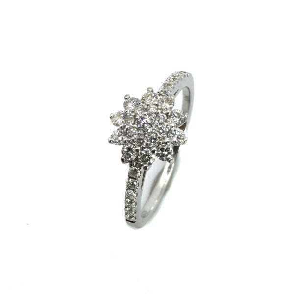 Second Hand 18ct White Gold Diamond Ring