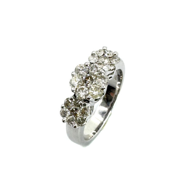 Second Hand 14ct White Gold Diamond Ring
