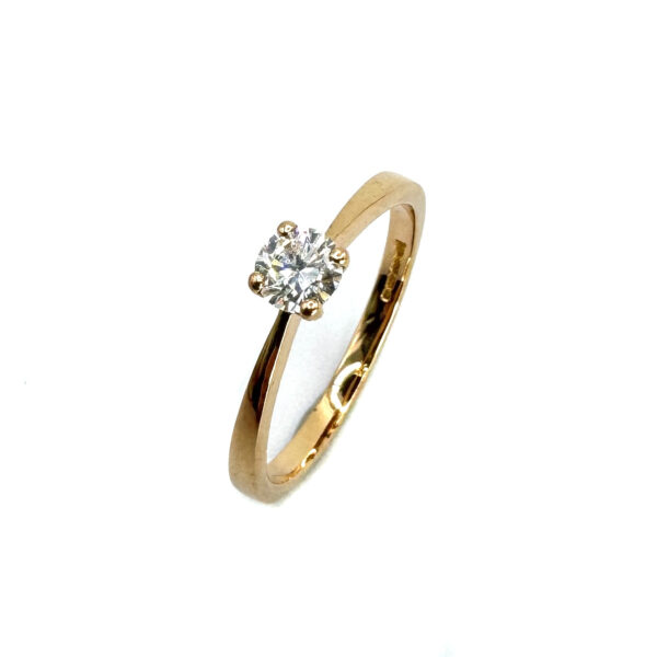 Second Hand 18ct Rose Gold Diamond Ring