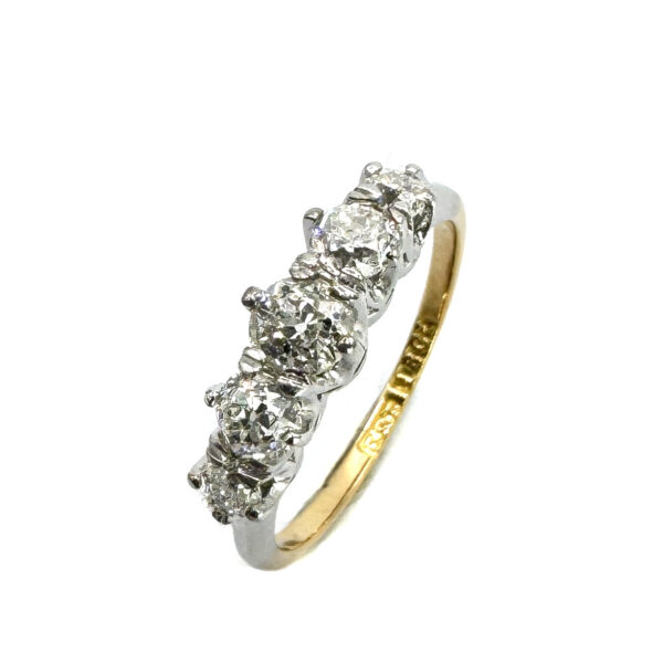 Second Hand 18ct Yellow Gold Diamond Ring