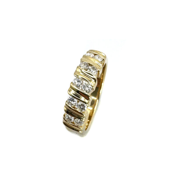 Second Hand 14ct Yellow Gold Diamond Ring