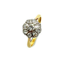 Second Hand 18ct Yellow Gold Diamond Ring