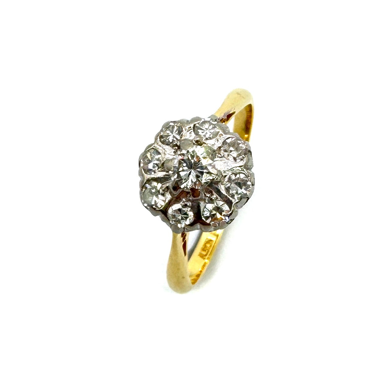 Second Hand 18ct Yellow Gold Diamond Ring