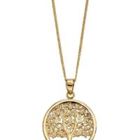 9ct Yellow Gold Tree Of Life Pendant