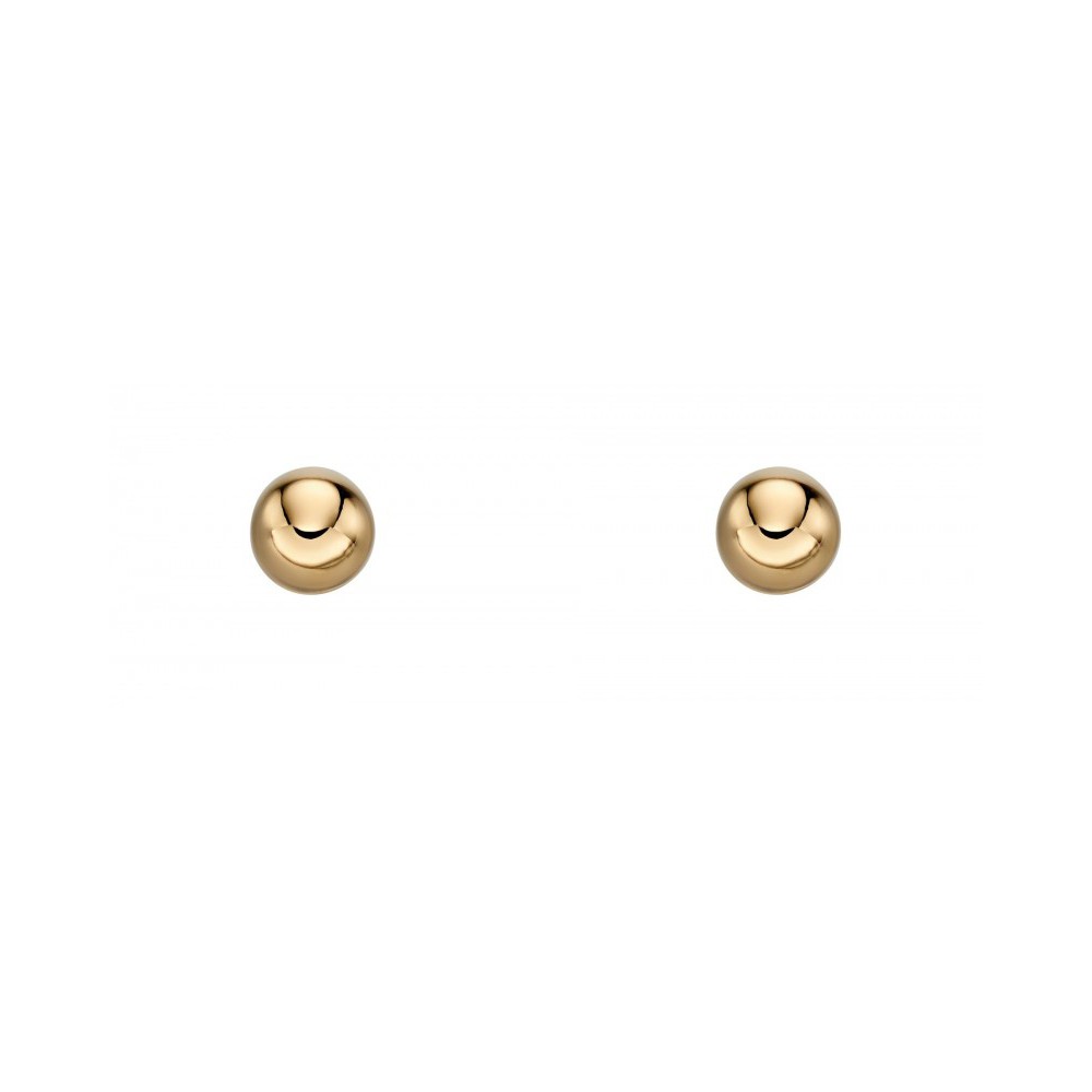 9ct Yellow Gold Ball Stud Earrings